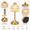 Vintage Glass Cordless Table Lamp