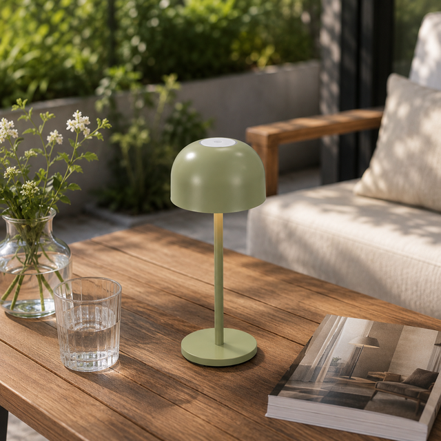 Mint Green Cordless Mini Rechargeable Table Lamp