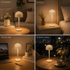 2 in 1 Beige Mini Cordless Table Lamp