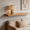 Rechargeable Marble Cordless Table Lamp Linen Shade