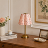 Vintage Cordless Rechargeable Floral Table Lamp 